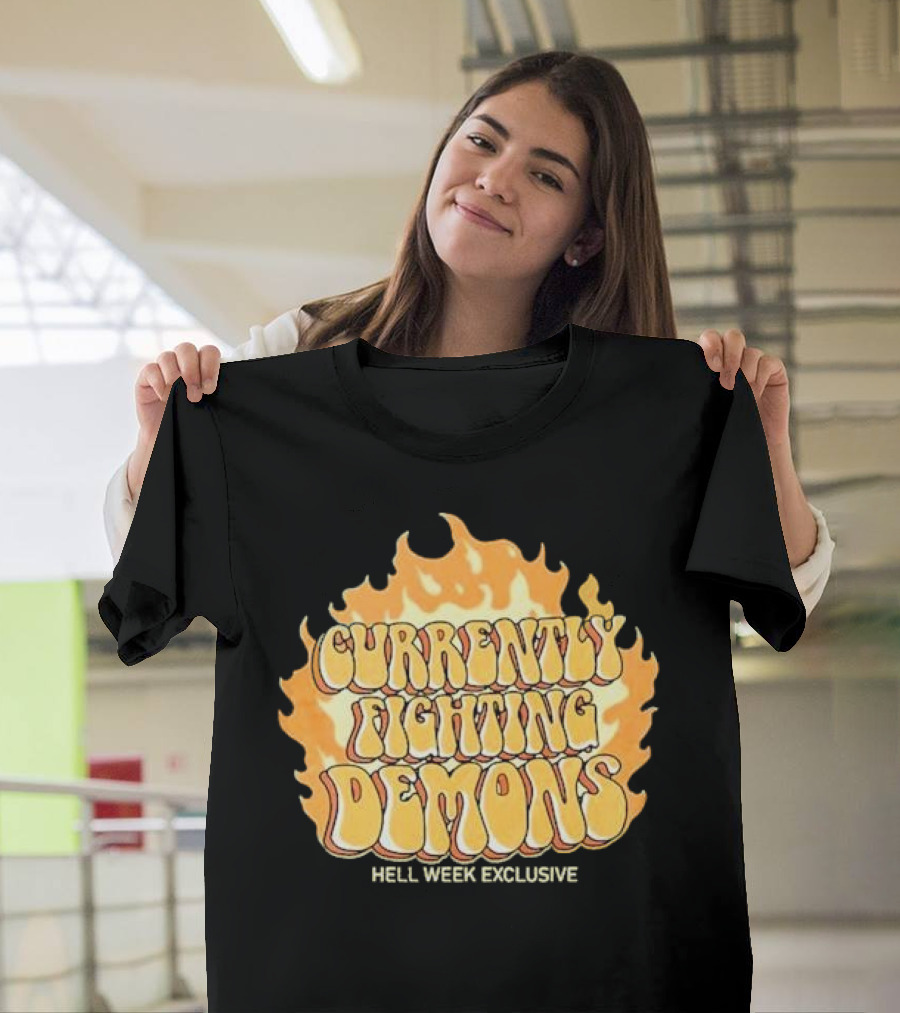 Currently Fighting Demons Hell Week Exclusive Xplr CFD T-Shirt