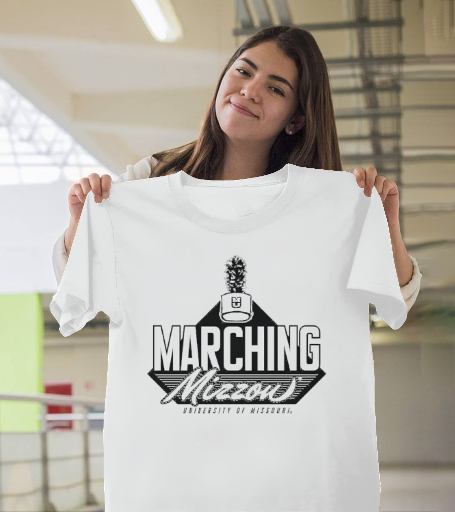 Marching Mizzou University of Missouri Tiger Head Shako T-Shirt