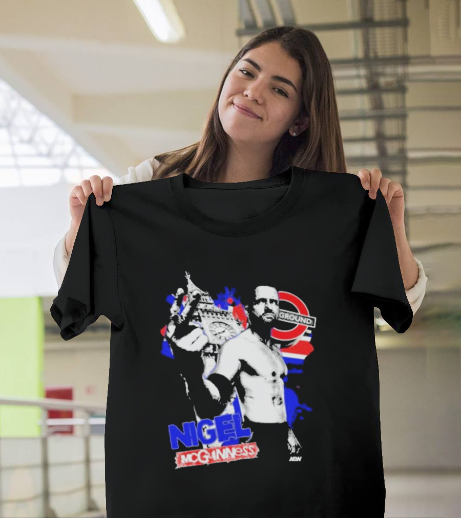 Nigel McGuinness AEW From the Underground London T-Shirt