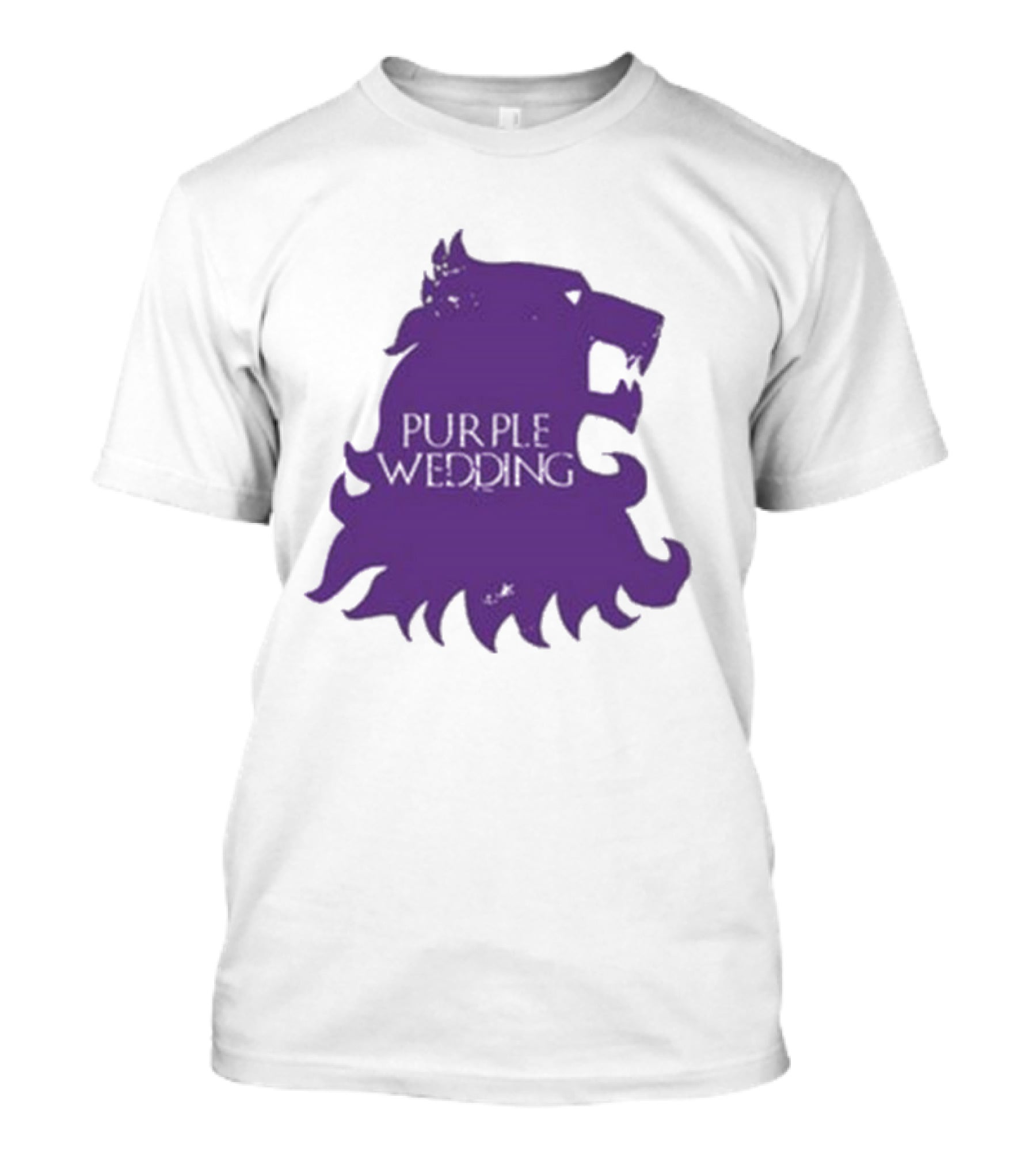 Purple Wedding Lannister Lion Crest T-Shirt