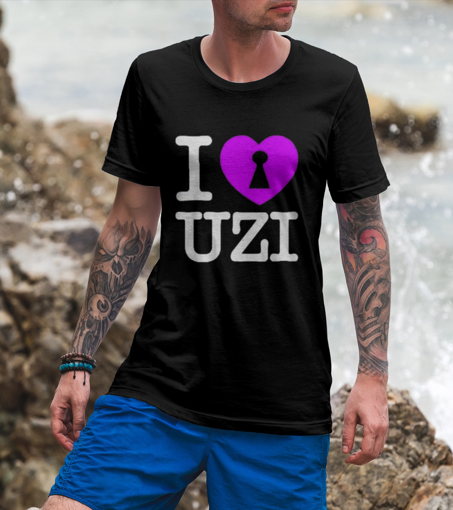 Eternal Atake 2 I Lock Heart Uzi I Love Uzi T-Shirt