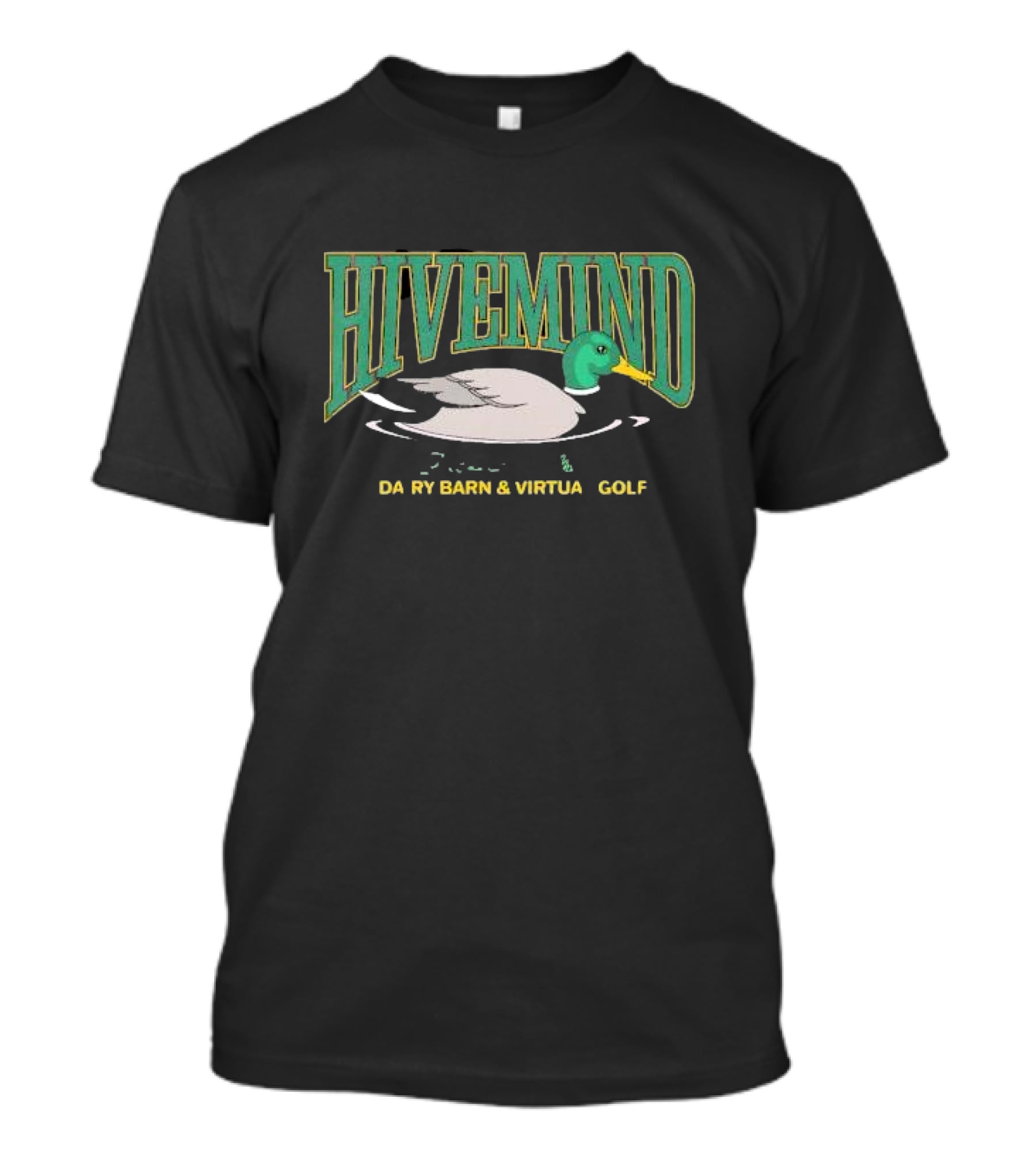 Hivemind Duck Dairy Barn And Virtual Golf T-Shirt