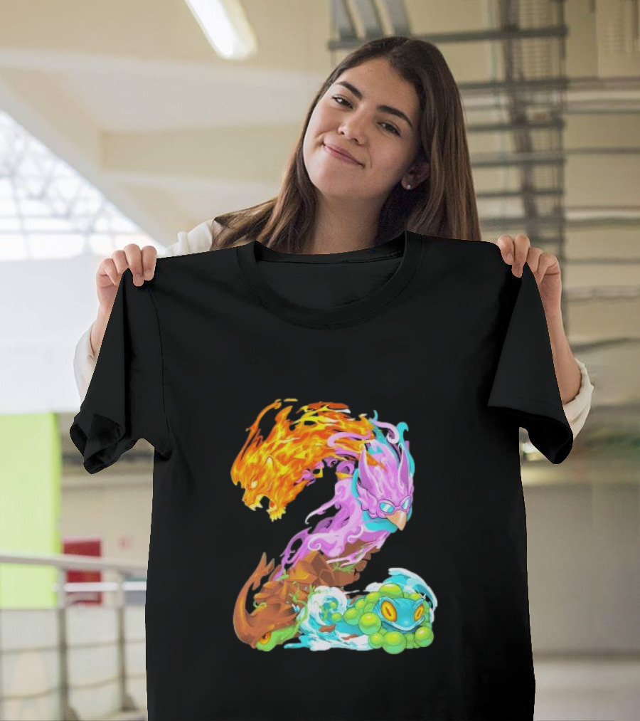 Rivals Of Aether 2 Elemental Creatures Number T-Shirt