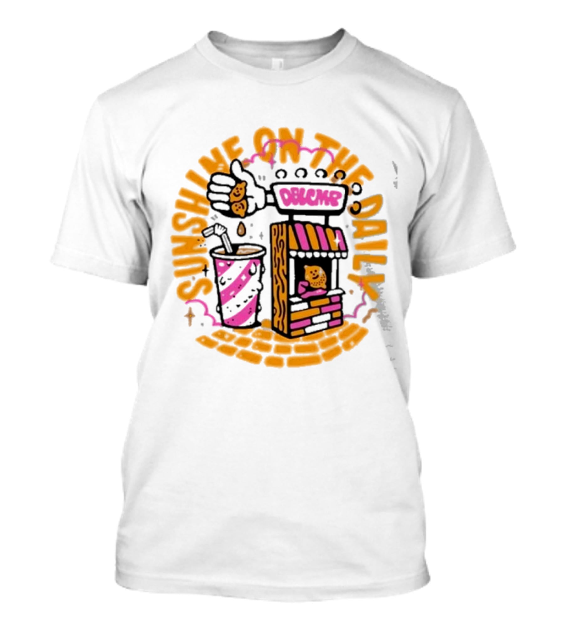 Doublecamp Daydream Sunshine On The Daily Dumplings Drink Stand T-Shirt