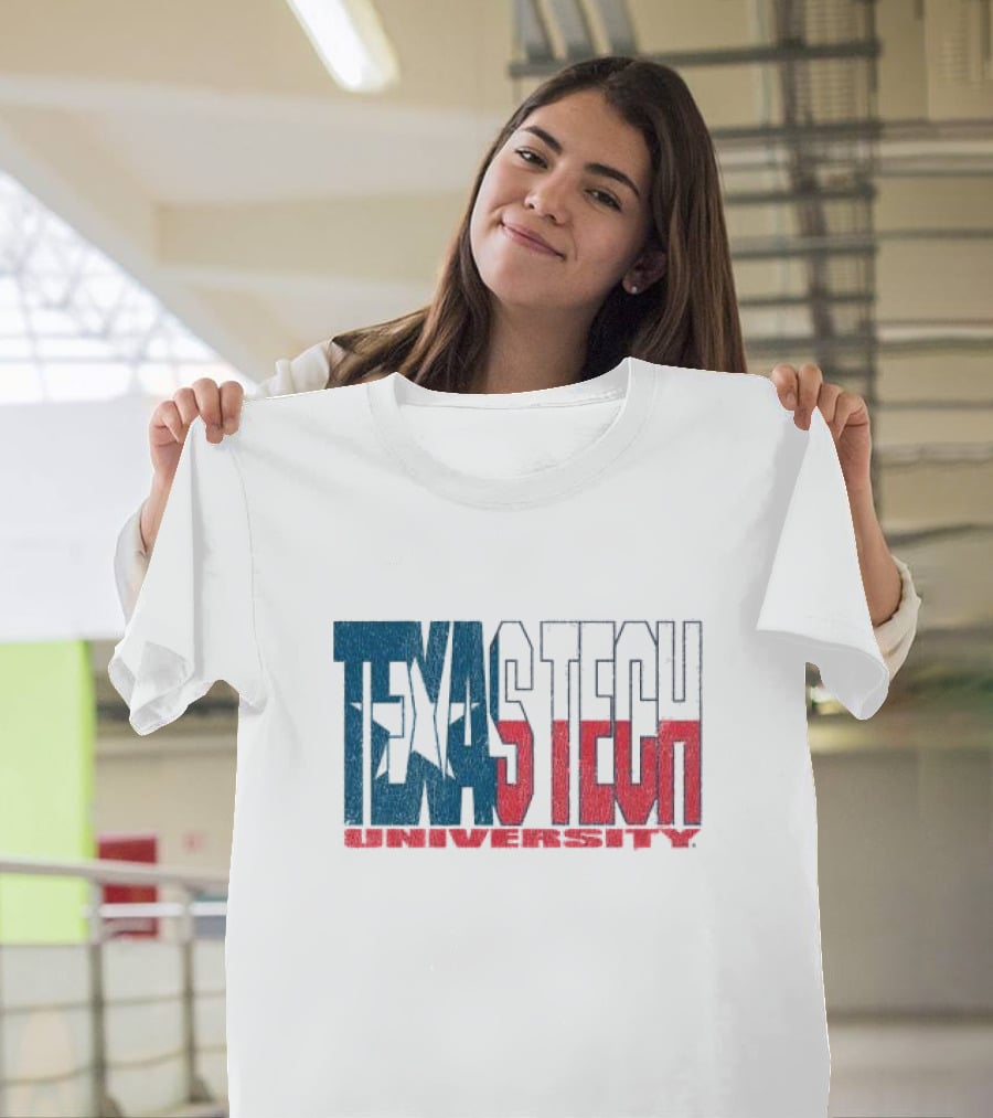 Texas Tech University Texas Flag Colors T-Shirt