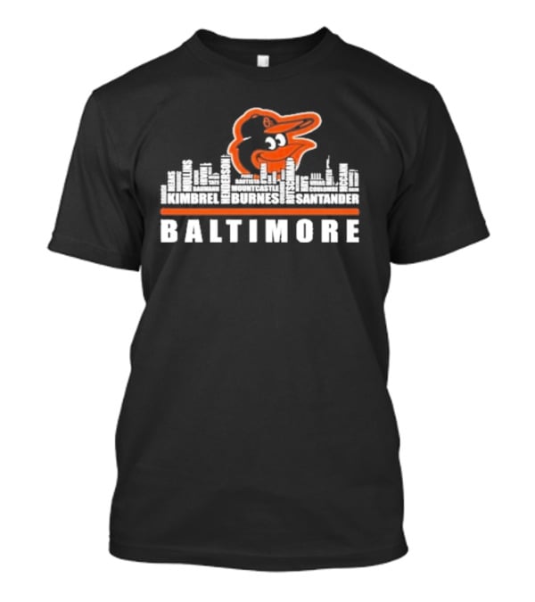 Baltimore Orioles Player Names Kimbrel Henderson Burnes Mountcastle Santander T-Shirt