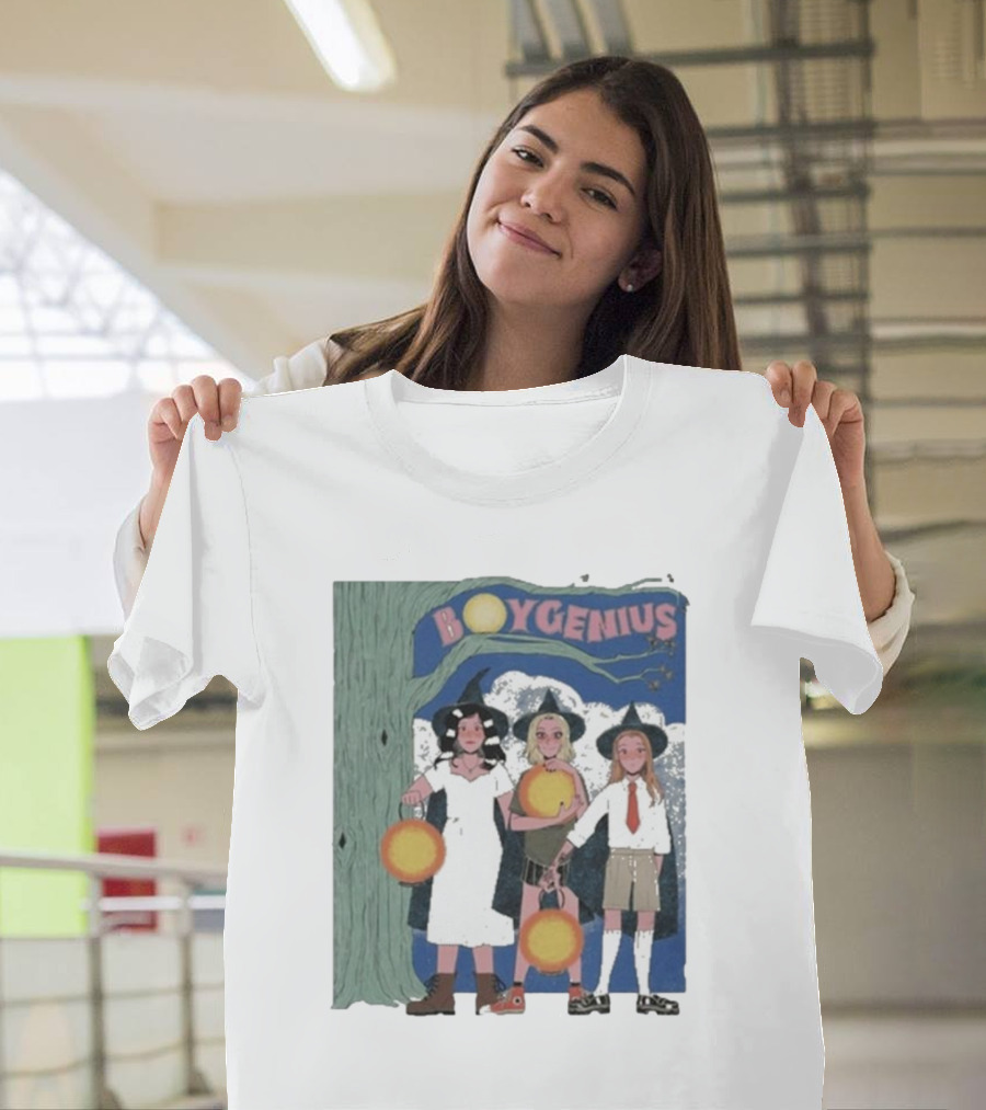 BOYGENIUS Shammao Trio In Witch Hats With Lanterns T-Shirt