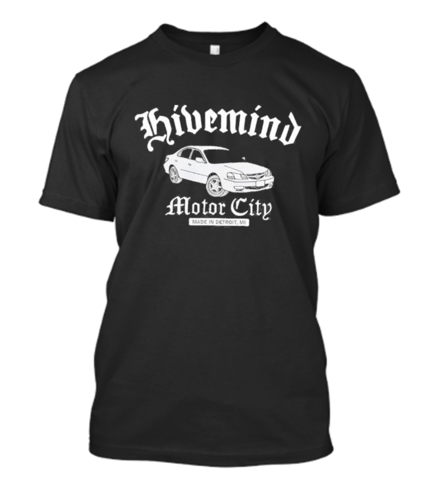 Hivemind Motor City Made In Detroit MI Car T-Shirt