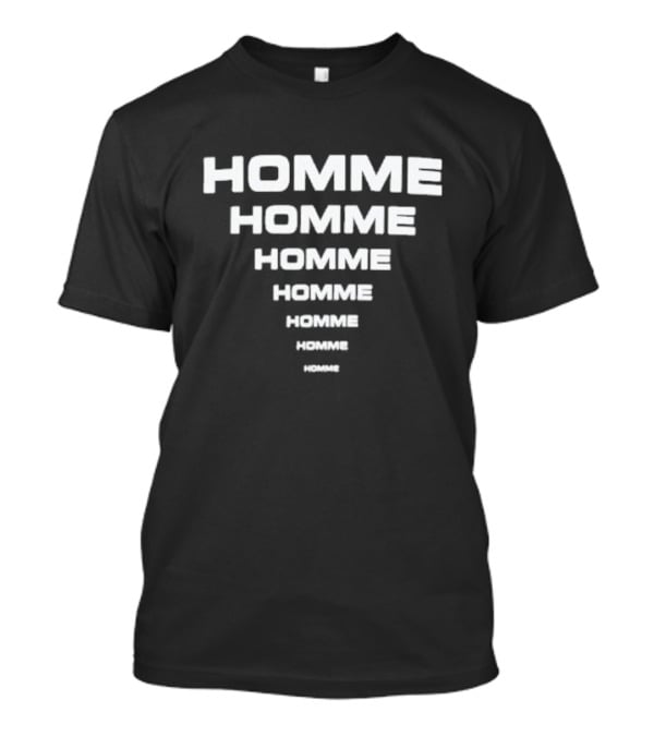 Homme Homme Homme Homme Homme Homme Homme Skim Milk X Homme Vt Black T-Shirt