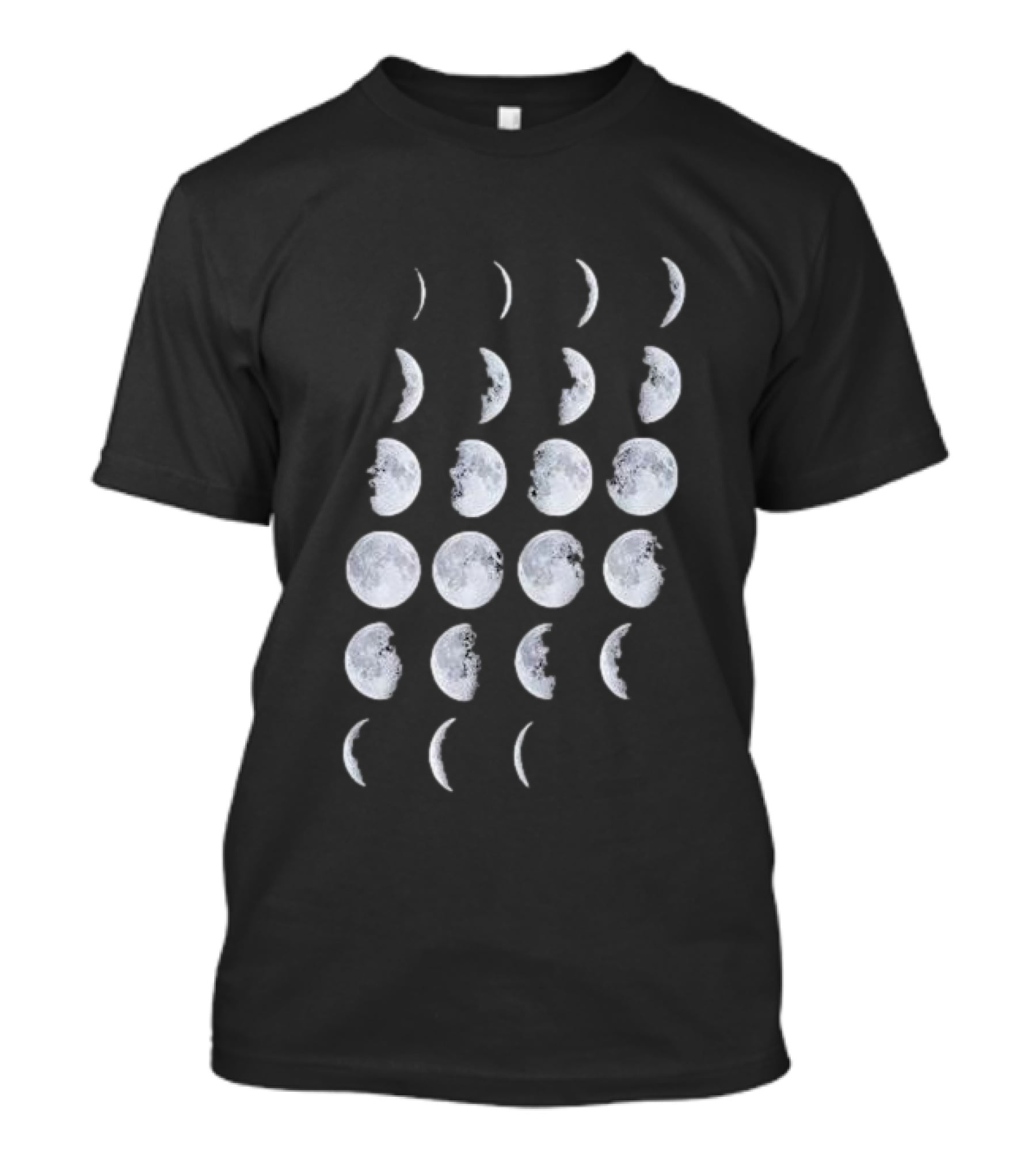 Organic Cotton Moon Phases Lunar Cycle T-Shirt