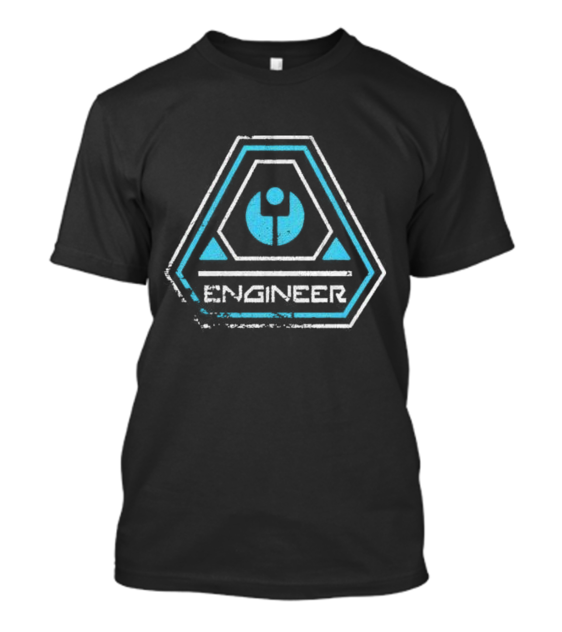 S Gler's Engineer Iconic Blue Wrench T-Shirt