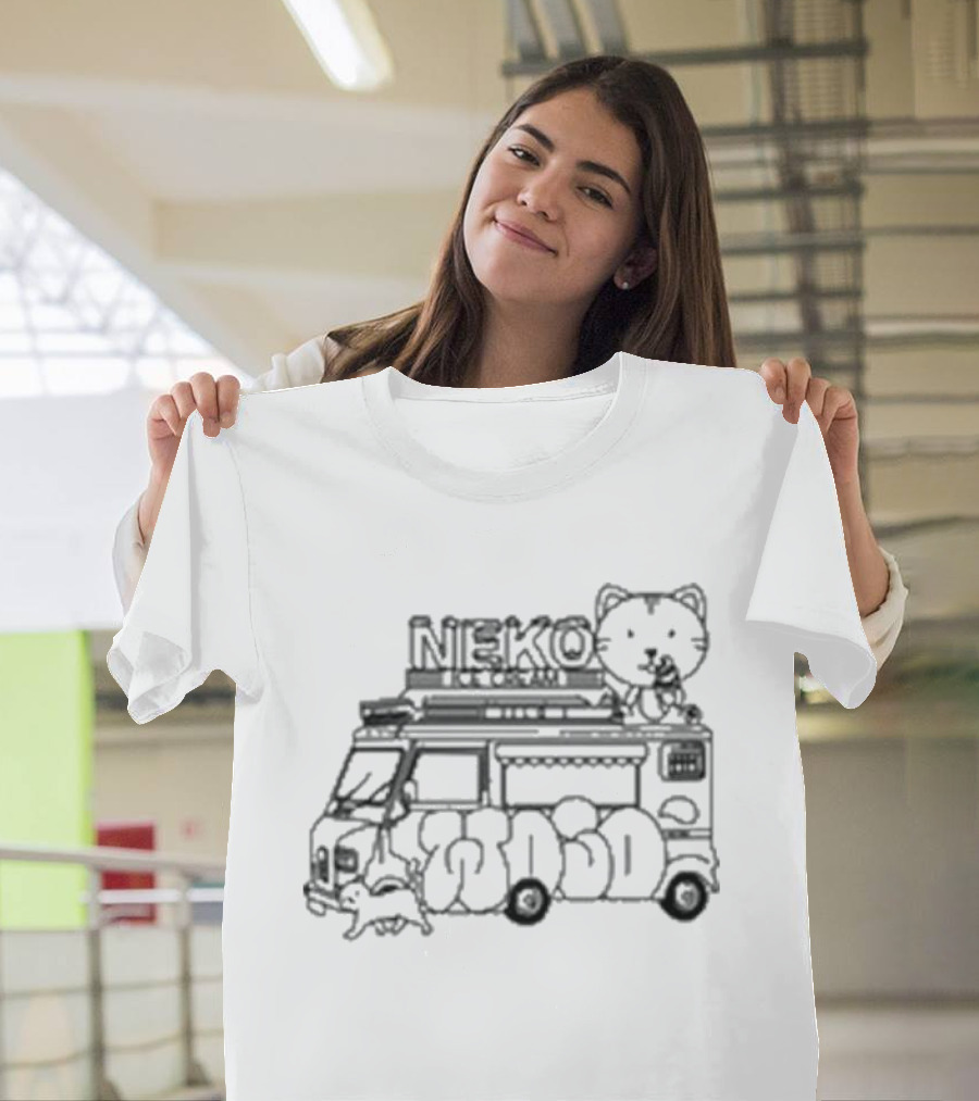 NEKO Ice Cream Truck Wojo Straycat Adventure T-Shirt