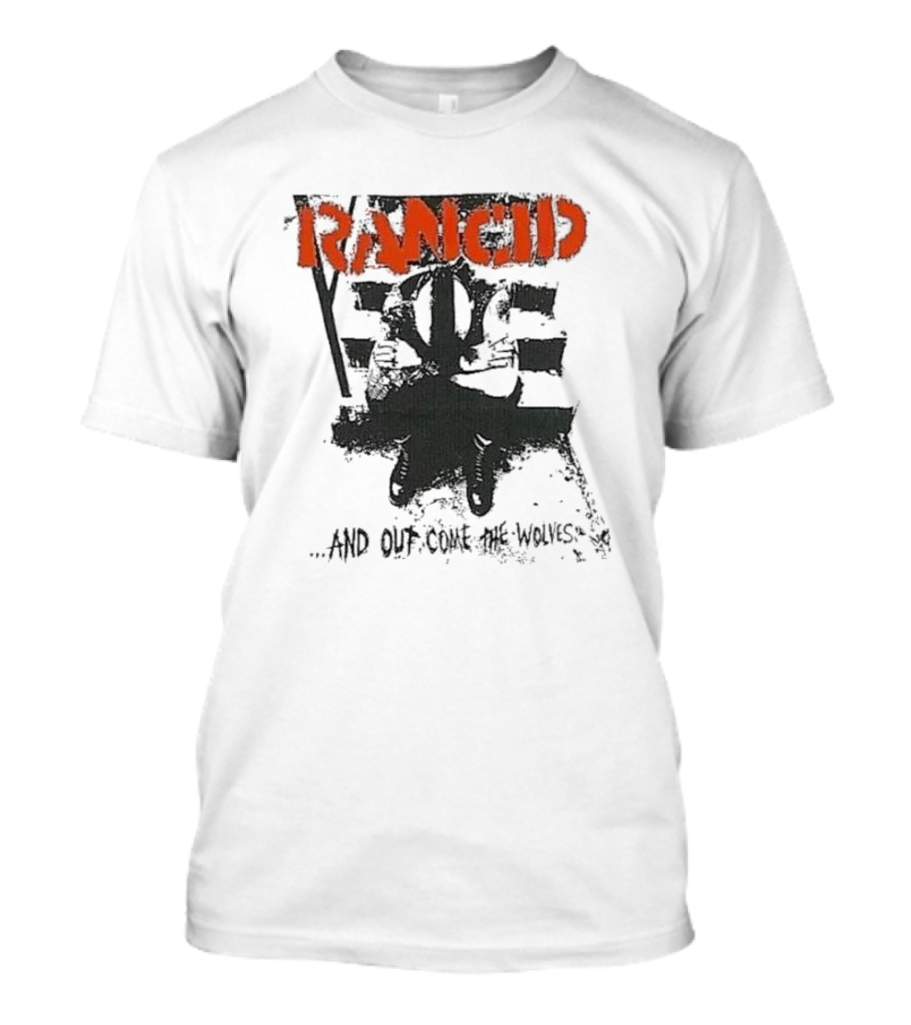 Rancid And Out Come The Wolves Punk Album Cover T-Shirt