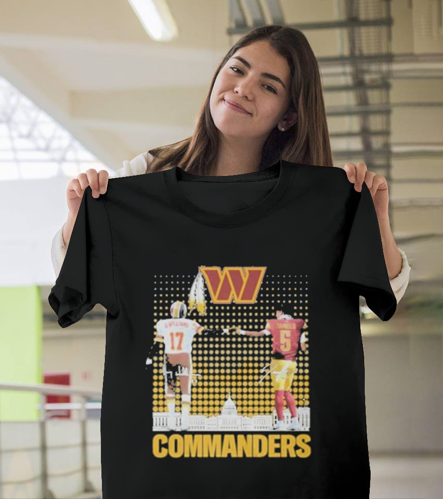 Williams Daniels Commanders Washington Football Legacy T-Shirt