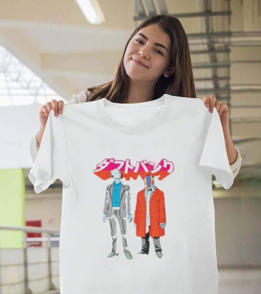 Daft Punk Anime Style Characters T-Shirt