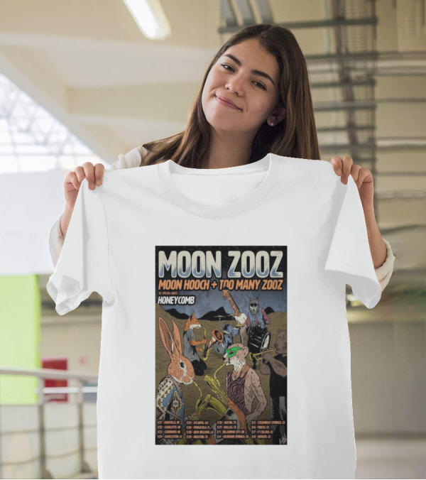 Moon Zooz Moon Hooch Too Many Zooz 2025 Tour With Special Guest Honeycomb T-Shirt