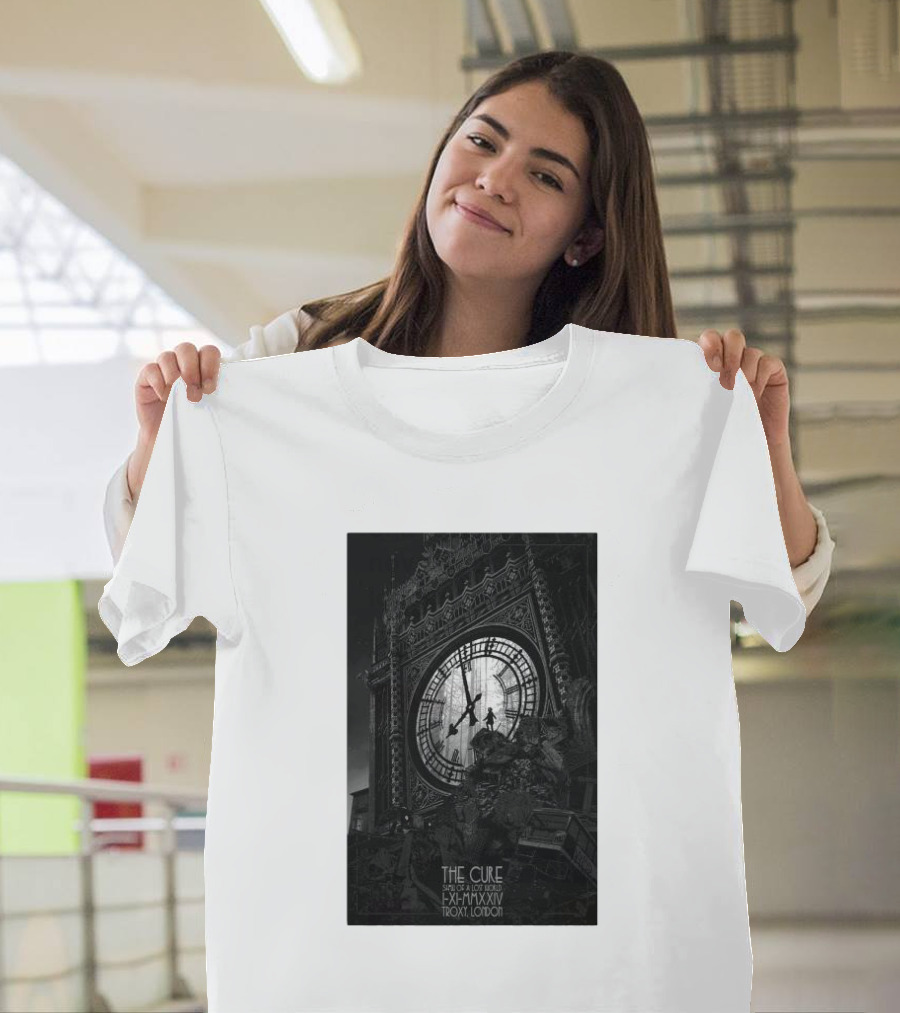 The Cure Show of a Lost World November 1 2024 Troxy London UK Tour Big Ben T-Shirt