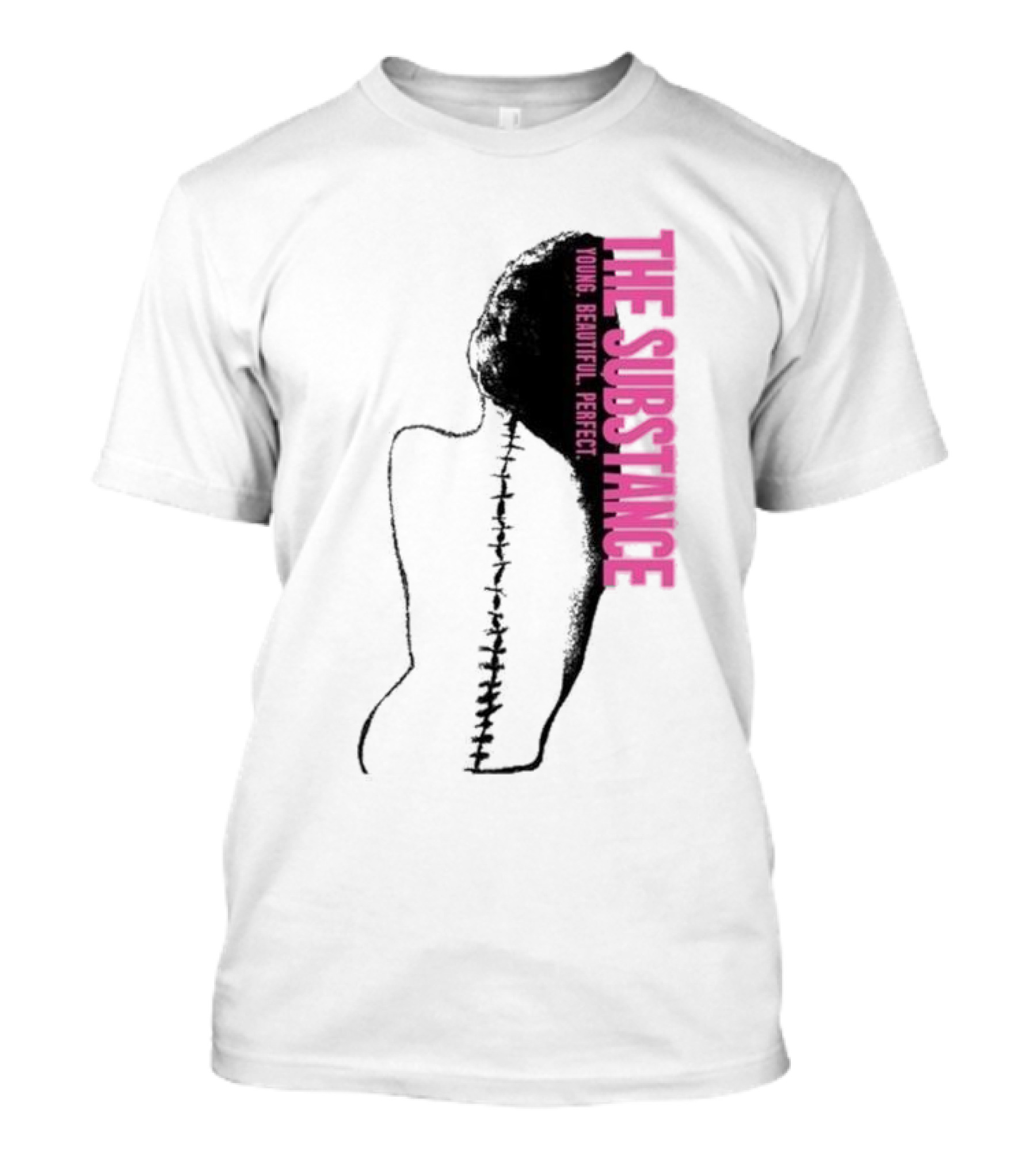 THE SUBSTANCE Young Beautiful Perfect Spine T-Shirt
