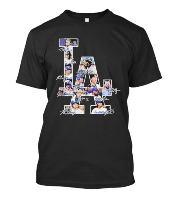 LA Dodgers Signature Collage T-Shirt