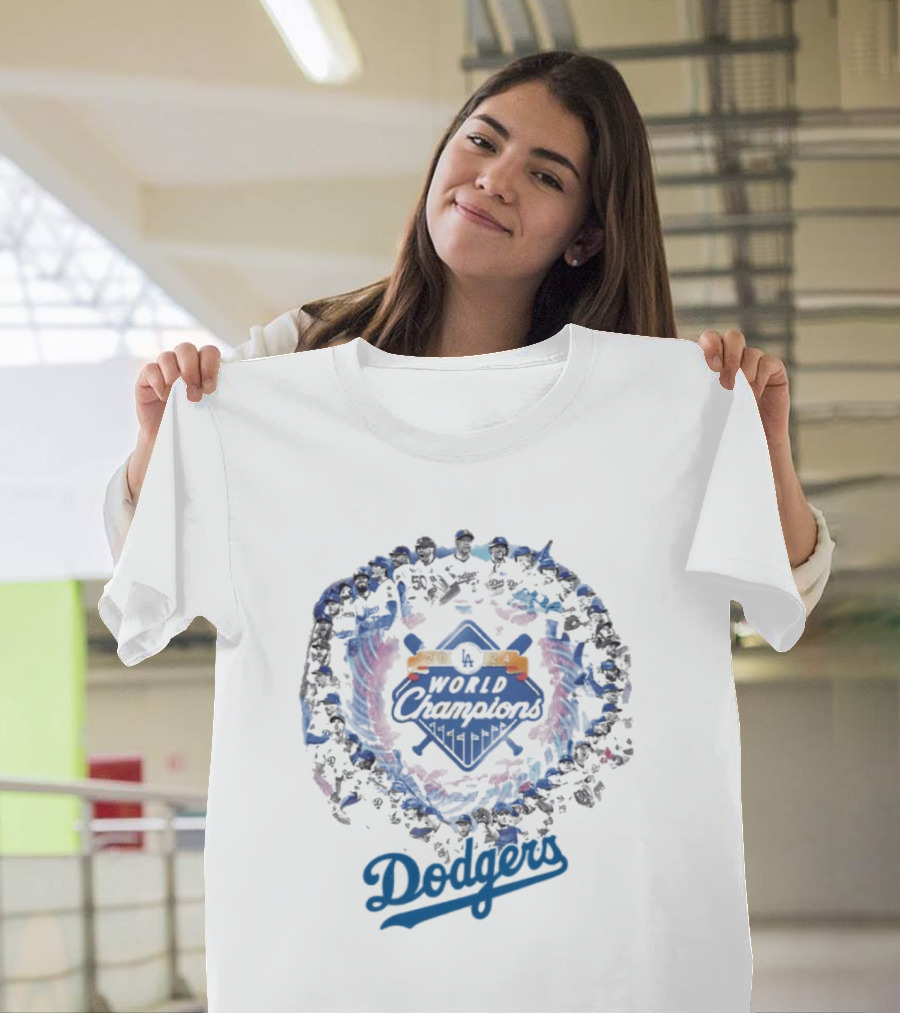 Los Angeles Dodgers 2024 World Champions Dodgers T-Shirt
