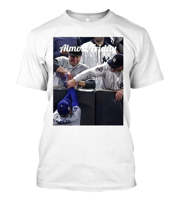 Almost Friday Yankees Fans Grabbing Mookie Betts Glove T-Shirt