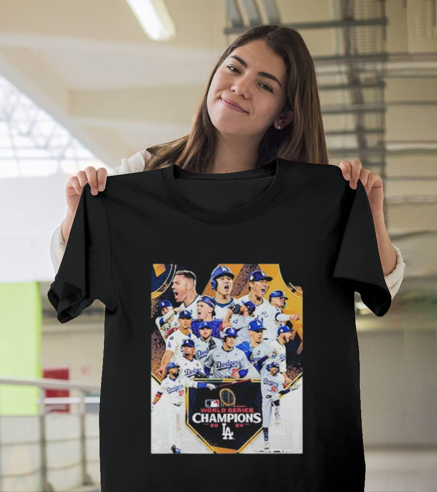 World Series Champions 2024 Los Angeles Dodgers MLB T-Shirt