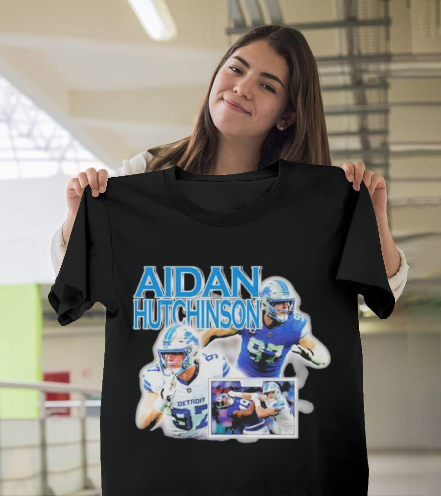 Aidan Hutchinson Detroit Football Highlights T-Shirt