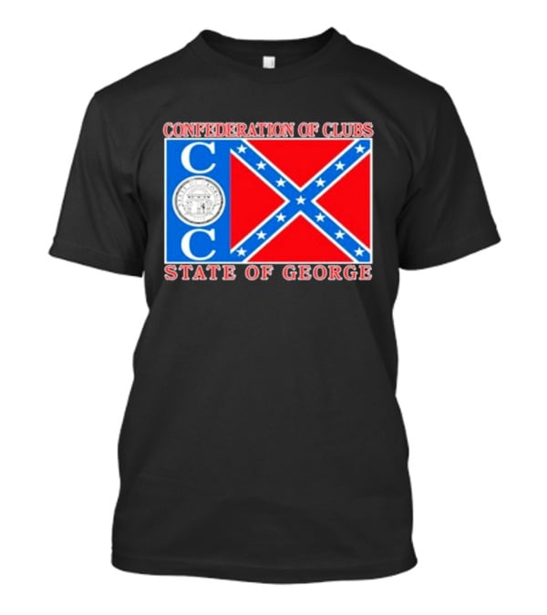 The Good Liars Confederation Of Clubs COC State Of Georgia Flag T-Shirt