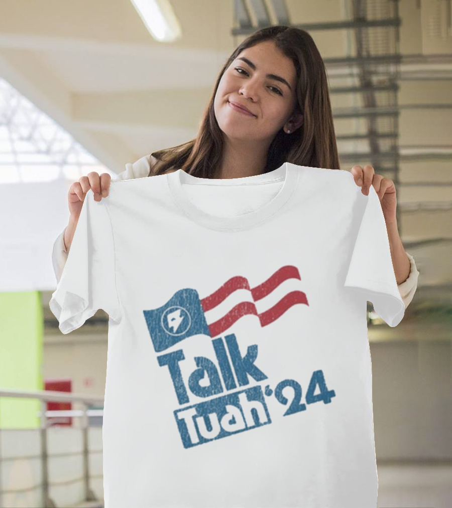 Hailey Welch Talk Tuah '24 Flag T-Shirt