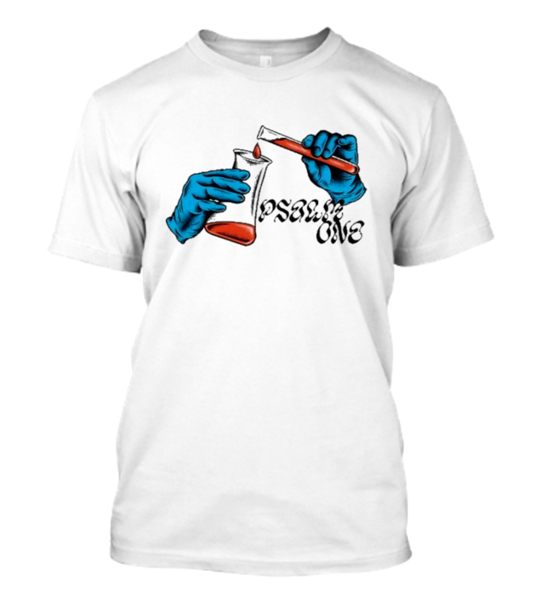 Psalm One Science Of Psalm Beaker And Test Tube T-Shirt