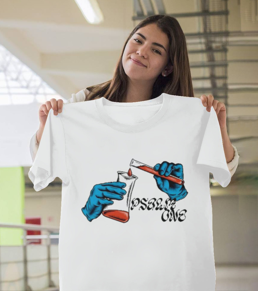 Psalm One Science Of Psalm Beaker And Test Tube T-Shirt