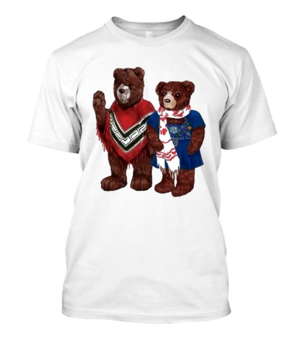 My Morning Jacket Pooch And Denise Bears Winter Poncho And Scarf T-Shirt