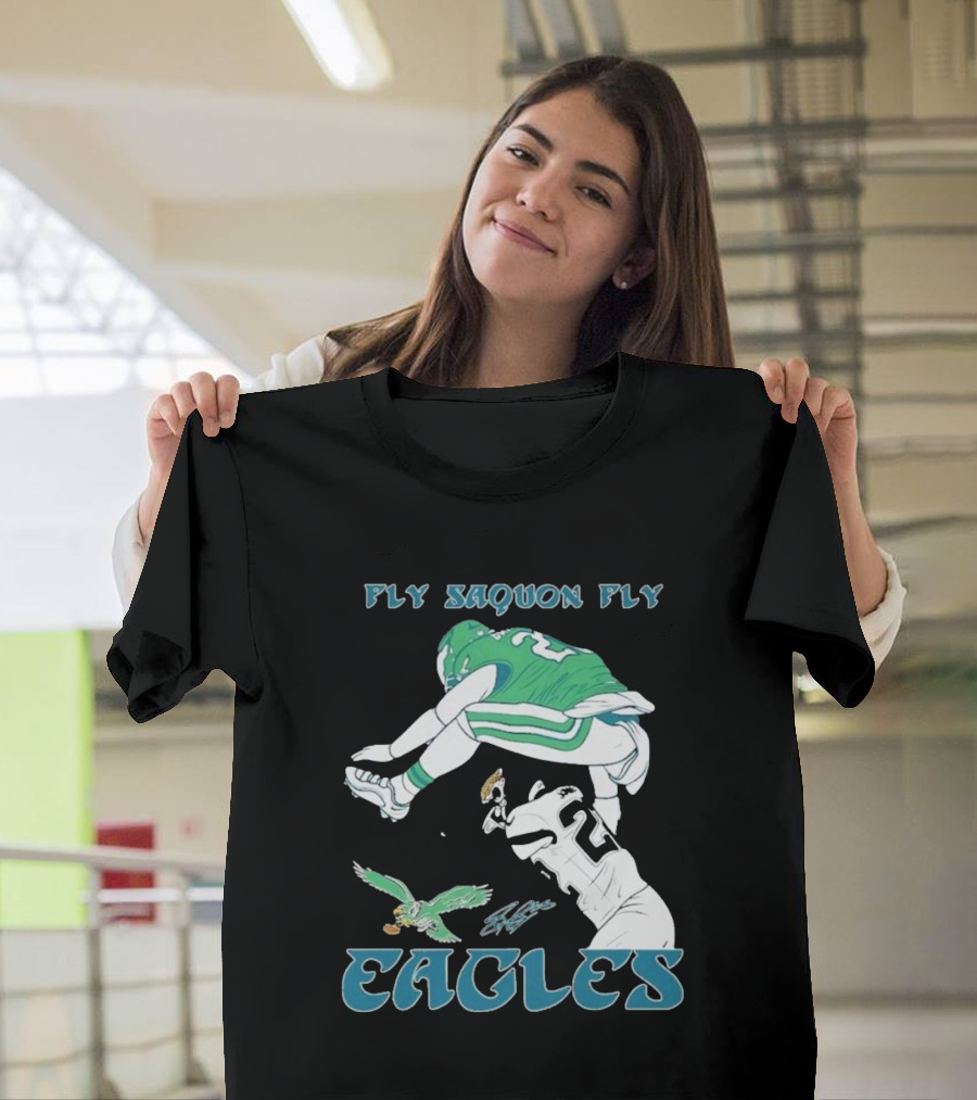 Fly Saquon Fly Eagles Philadelphia T-Shirt