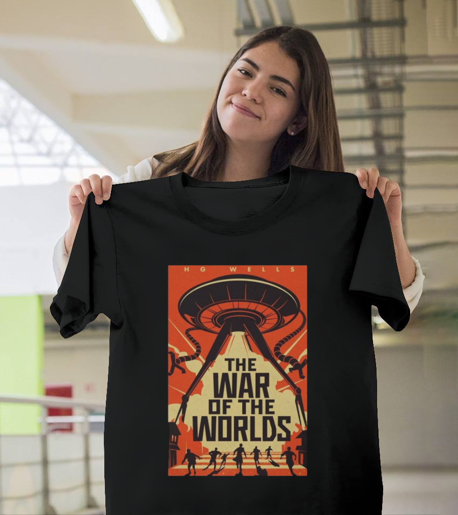 HG Wells The War Of The Worlds Alien Invasion 2024 Tour T-Shirt