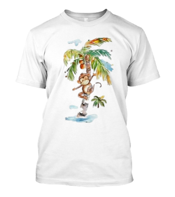 You Think You Just Fell Out Of A Coconut Tree Monkey Palm T-Shirt