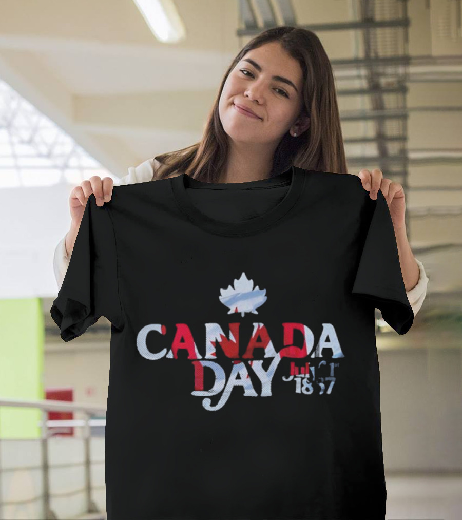 Canada Day July 1 Sauced Since 1867 Maple Leaf T-Shirt
