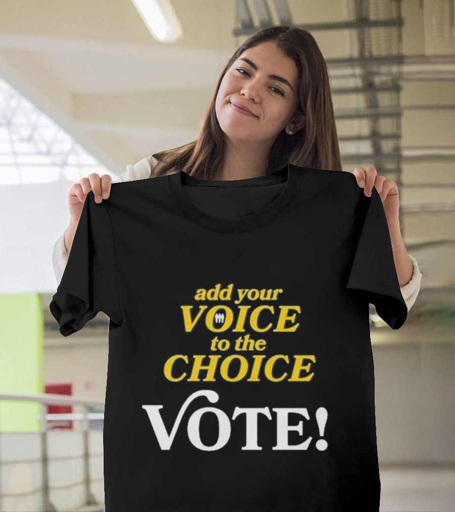 Jack White Add Your Voice to the Choice Vote T-Shirt