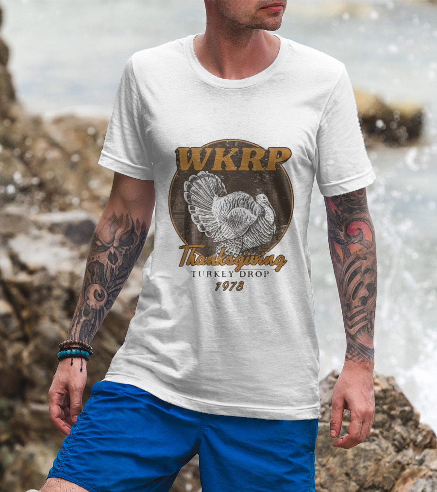 WKRP Thanksgiving Turkey Drop 1978 T-Shirt