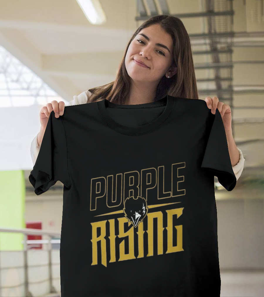 Purple Rising Baltimore Football Ravens Fans T-Shirt