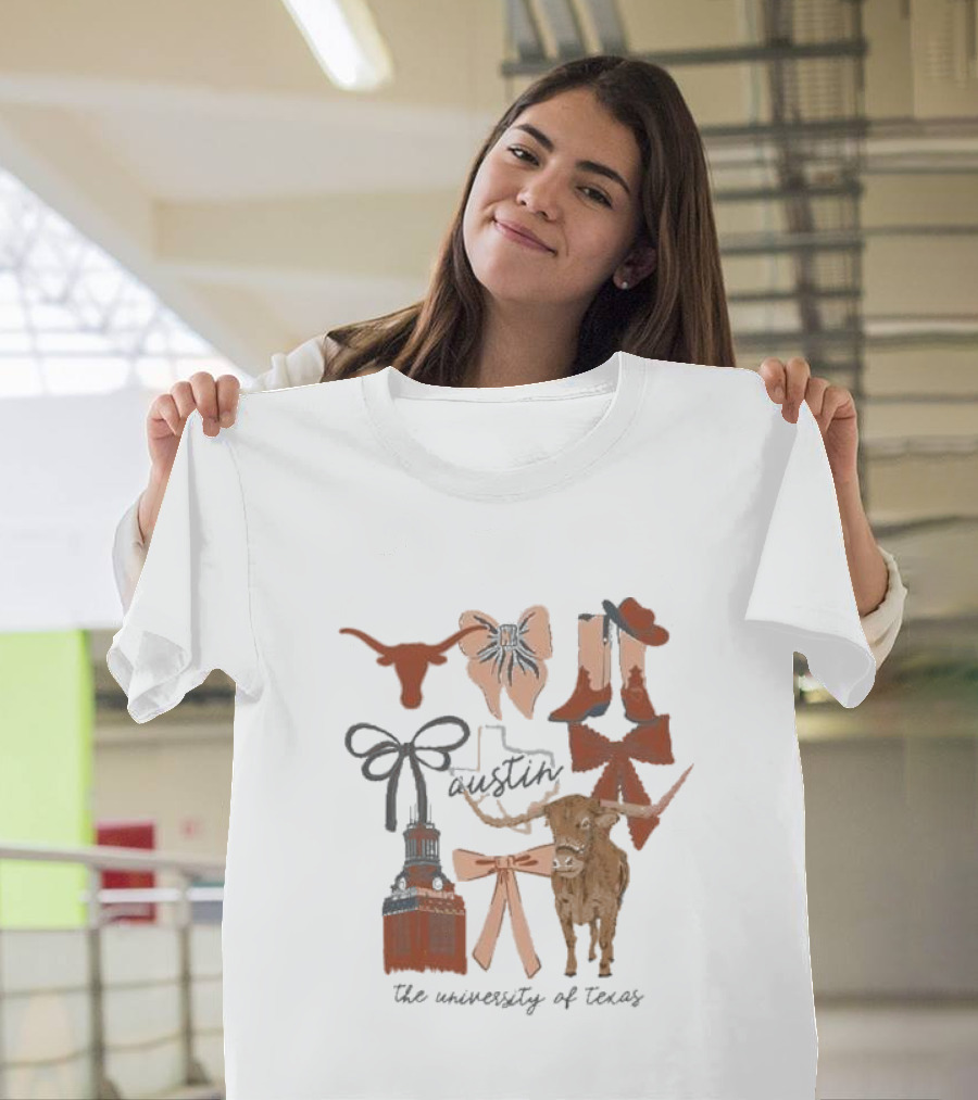 Austin Longhorns University of Texas Icons and Symbols T-Shirt