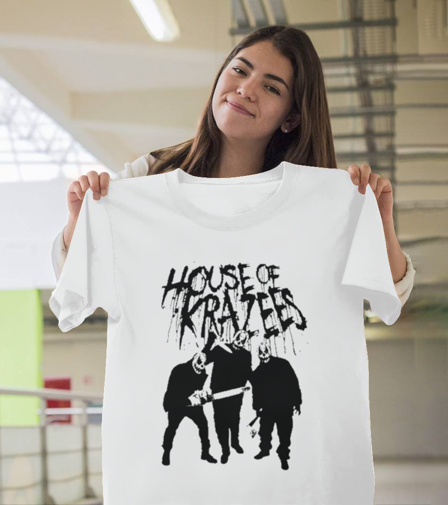 House Of Krazees MNE Stare Horror Mask Trio T-Shirt