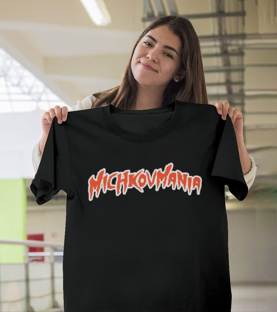 Michkov Mania Rugged Lettering T-Shirt
