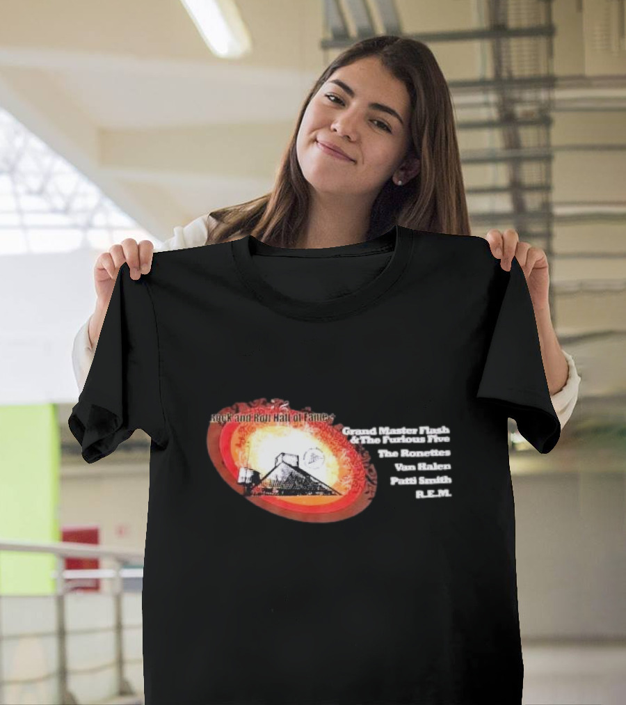 Rock And Roll Hall Of Fame Grand Master Flash The Furious Five The Ronettes Van Halen Patti Smith R.E.M T-Shirt