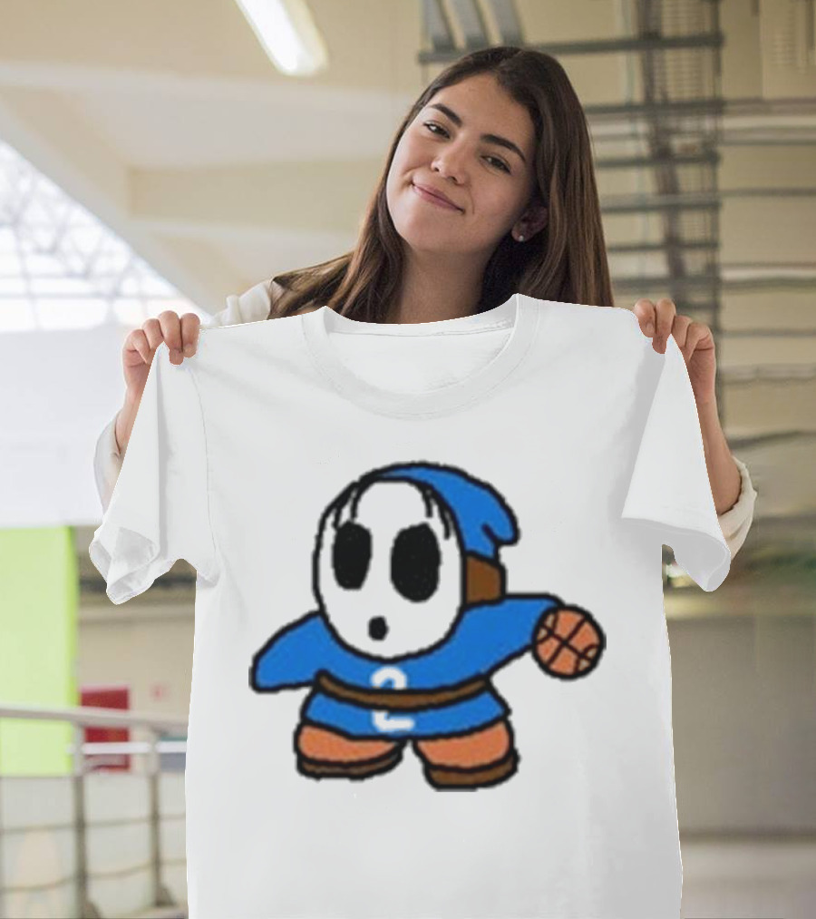 Shy Gilgeous Alexander Basketball Shy Guy Blue 2 T-Shirt