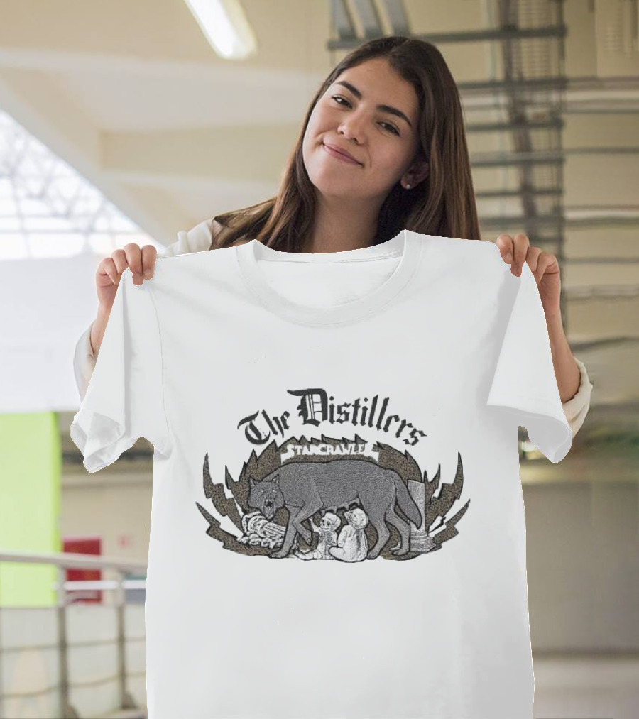 The Distillers Starcrawler Wolf and Child T-Shirt
