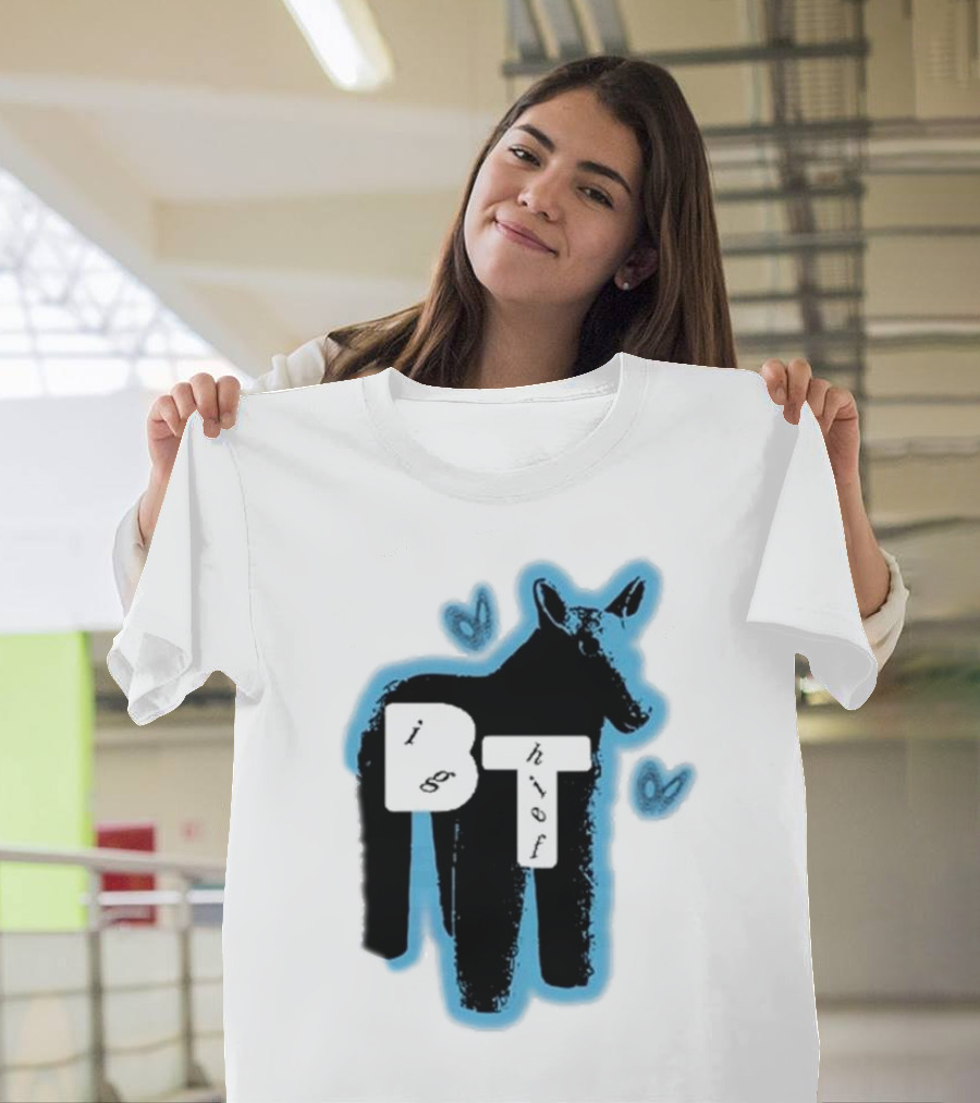 Big Thief BT Creature with Hearts T-Shirt
