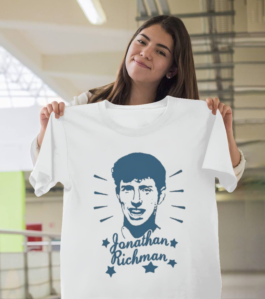 Jonathan Richman Surrounded By Stars And Radiating Light T-Shirt
