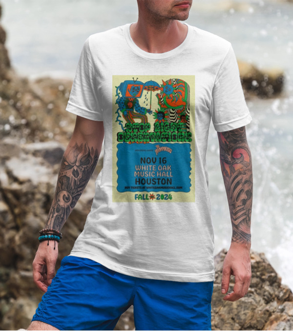 Stop Light Observations With The Mammoths Nov 16 White Oak Music Hall Houston Fall T-Shirt