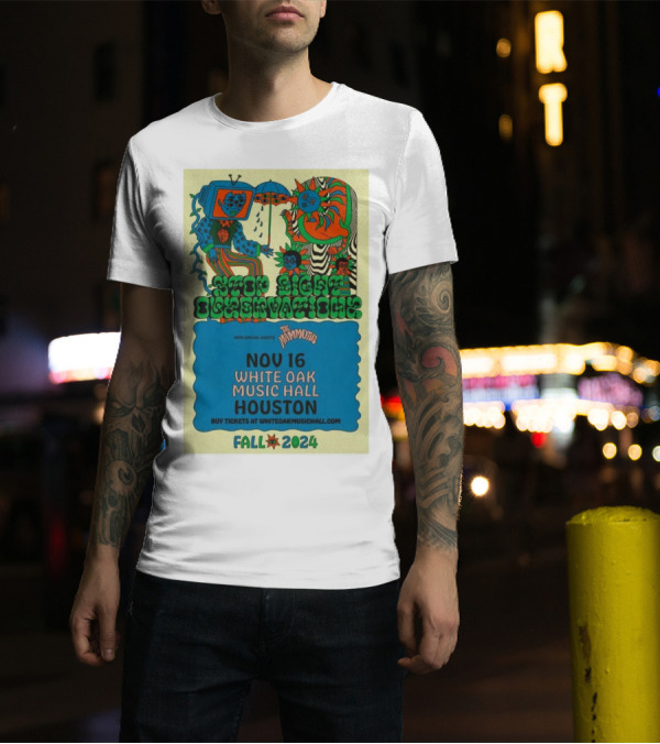 Stop Light Observations With The Mammoths Nov 16 White Oak Music Hall Houston Fall T-Shirt
