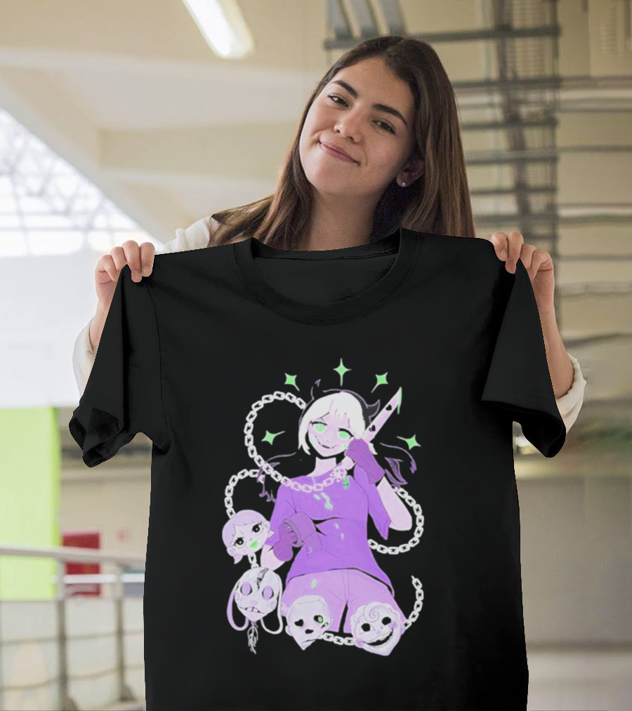 Aspen Chained Masked Figure with Chains and Masks T-Shirt